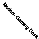Modern Gaming Desk with RGB LED Light 120 x 60 cm MDF Home Office Black Doran